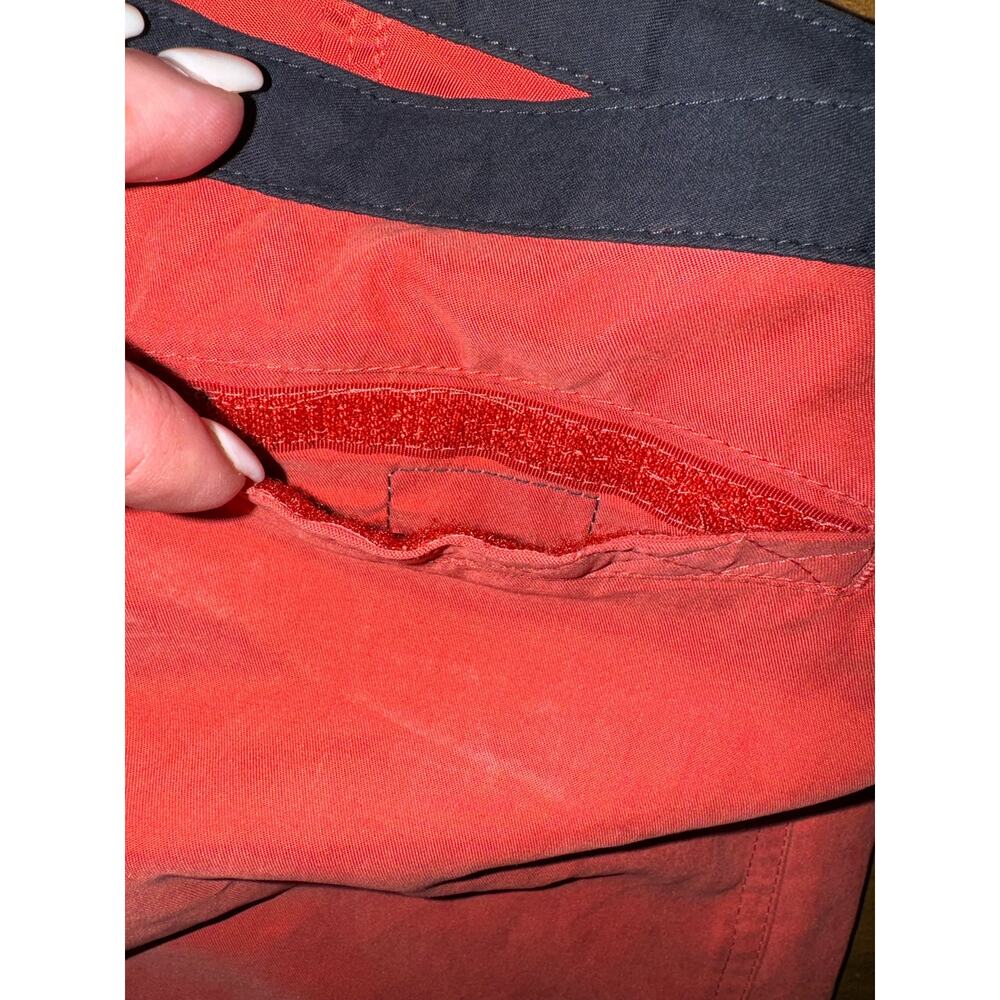 Royal Robbins hiking outdoor travel shorts red- orange color size 10 - Picture 9 of 10